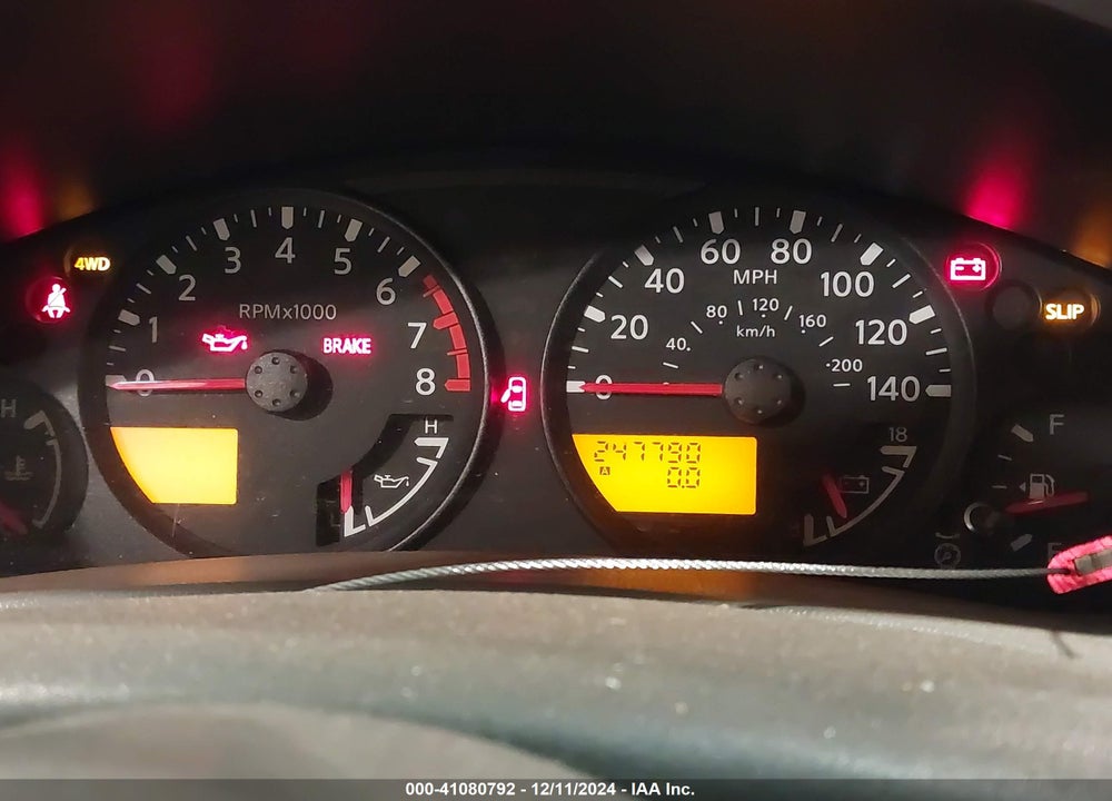 2005 NISSAN XTERRA S VIN: 5N1AN08W65C641153