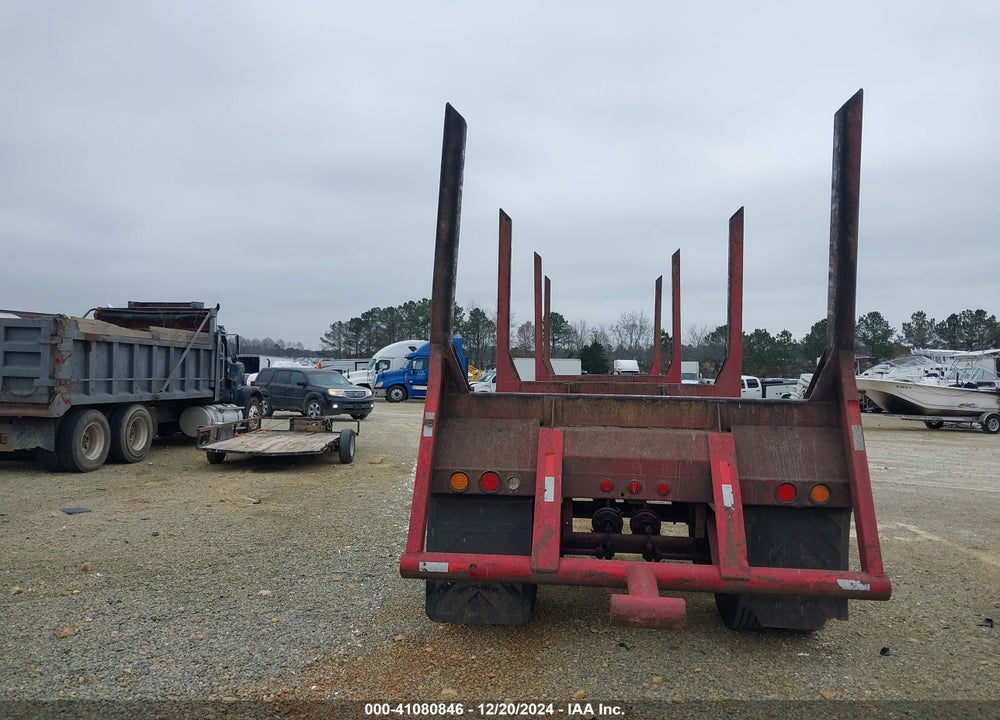 1996 JOHN EVANS MFG LOG TRAILER VIN: 1J9G142B7T1003630