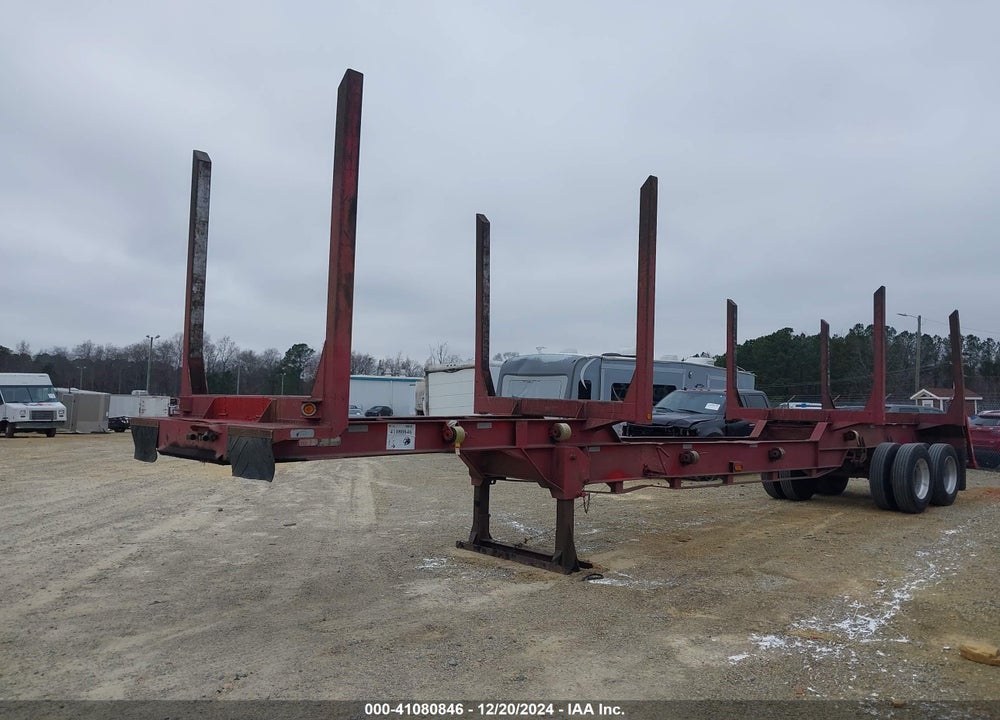1996 JOHN EVANS MFG LOG TRAILER VIN: 1J9G142B7T1003630
