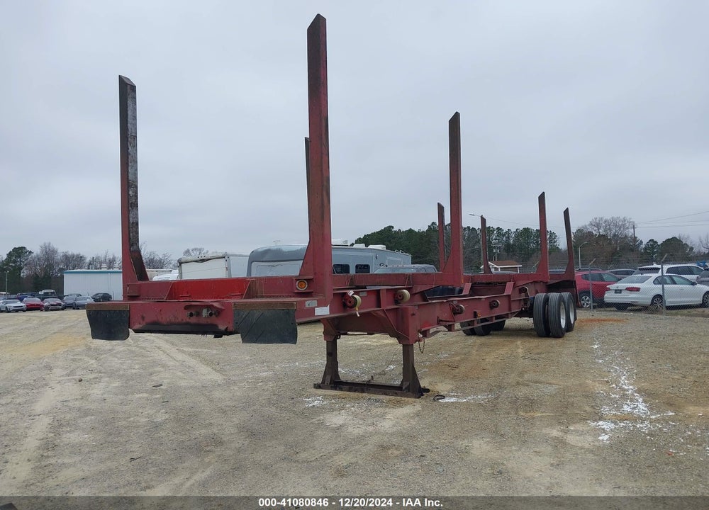 1996 JOHN EVANS MFG LOG TRAILER VIN: 1J9G142B7T1003630