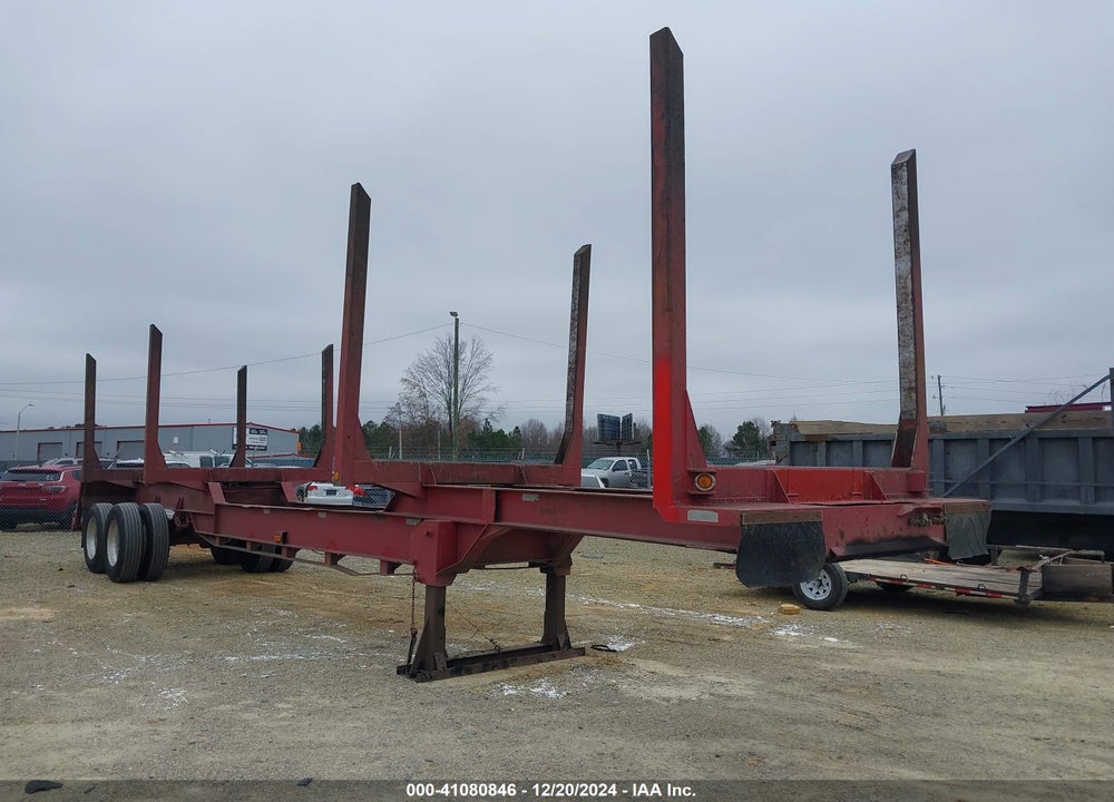 1996 JOHN EVANS MFG LOG TRAILER VIN: 1J9G142B7T1003630