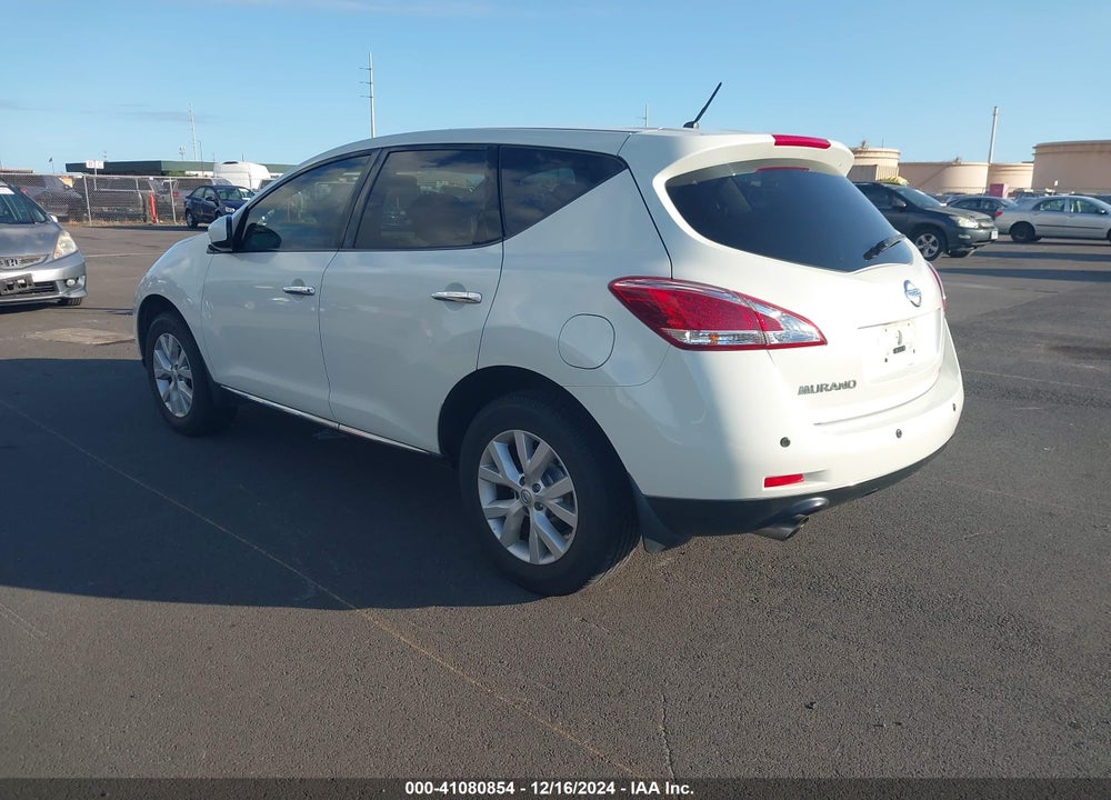 2011 NISSAN MURANO S VIN: JN8AZ1MU7BW069110