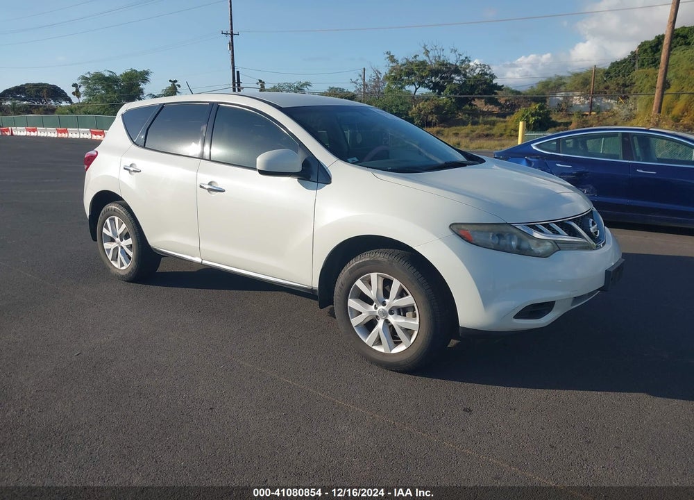 2011 NISSAN MURANO S VIN: JN8AZ1MU7BW069110