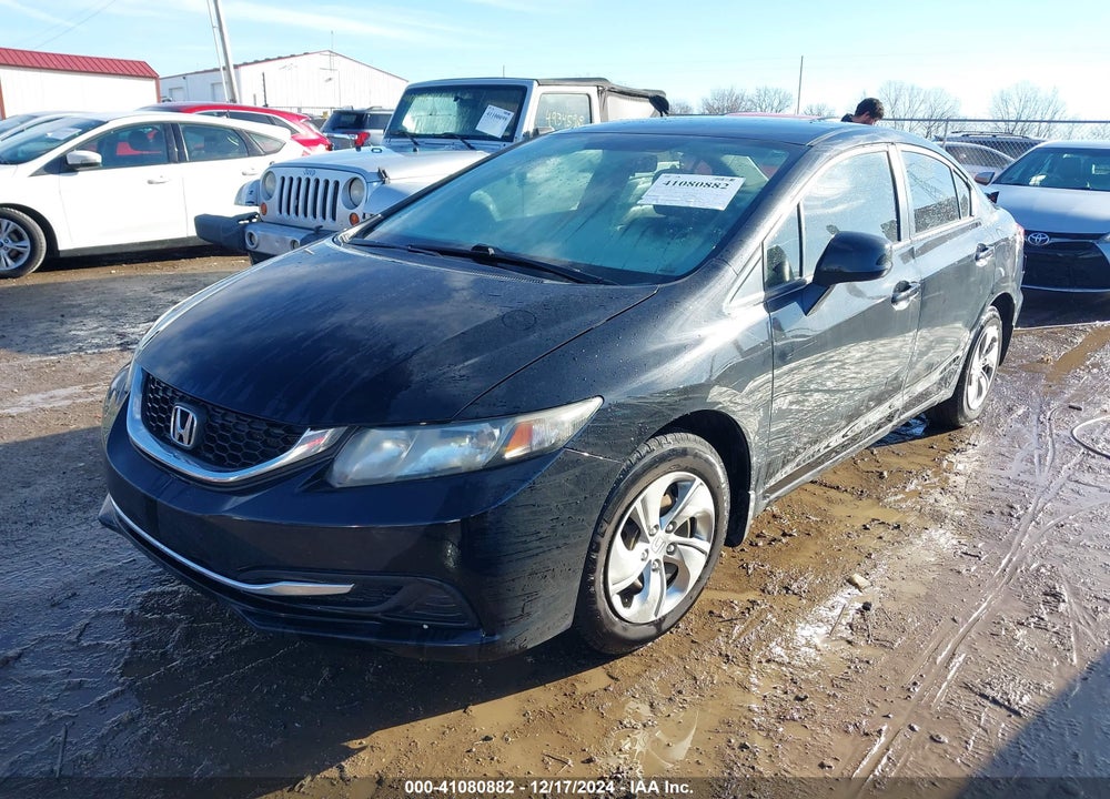 2013 HONDA CIVIC LX VIN: 19XFB2F51DE040085