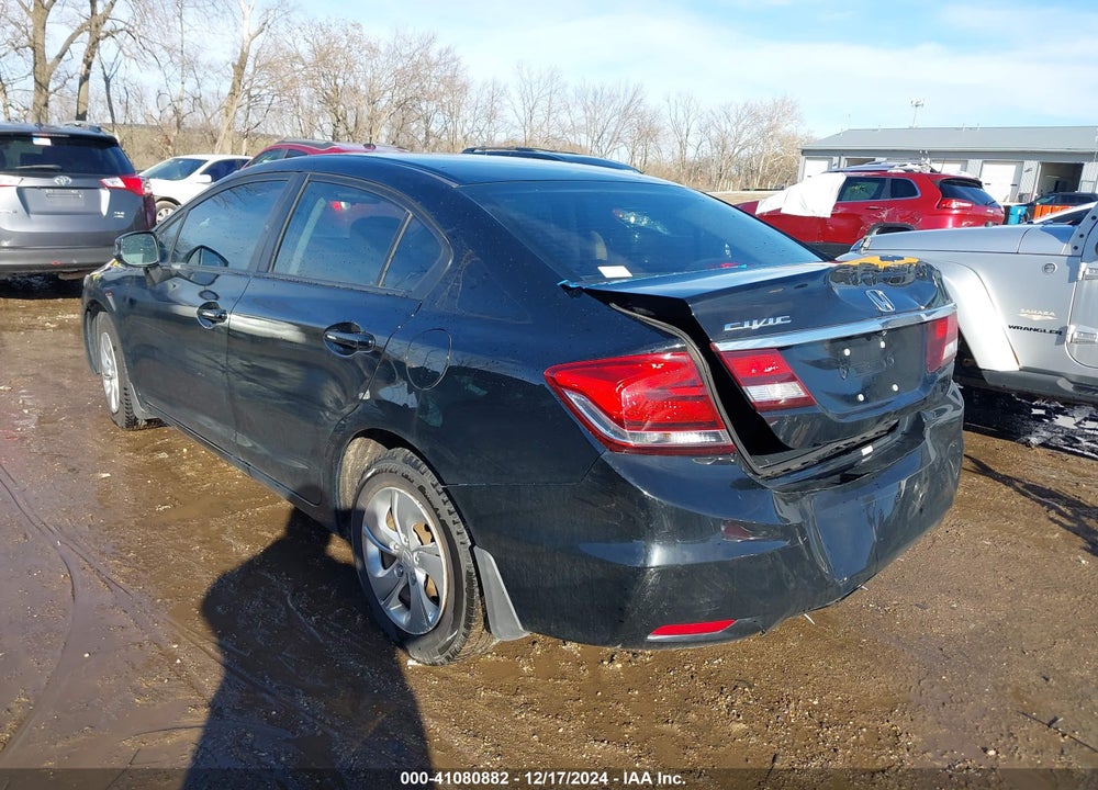 2013 HONDA CIVIC LX VIN: 19XFB2F51DE040085