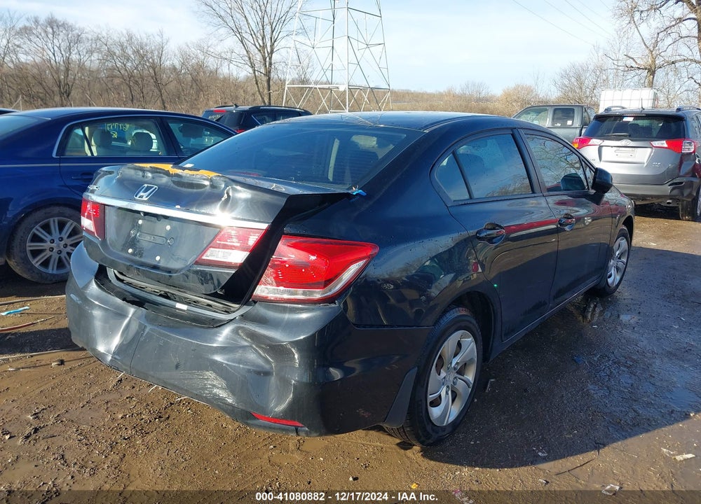 2013 HONDA CIVIC LX VIN: 19XFB2F51DE040085