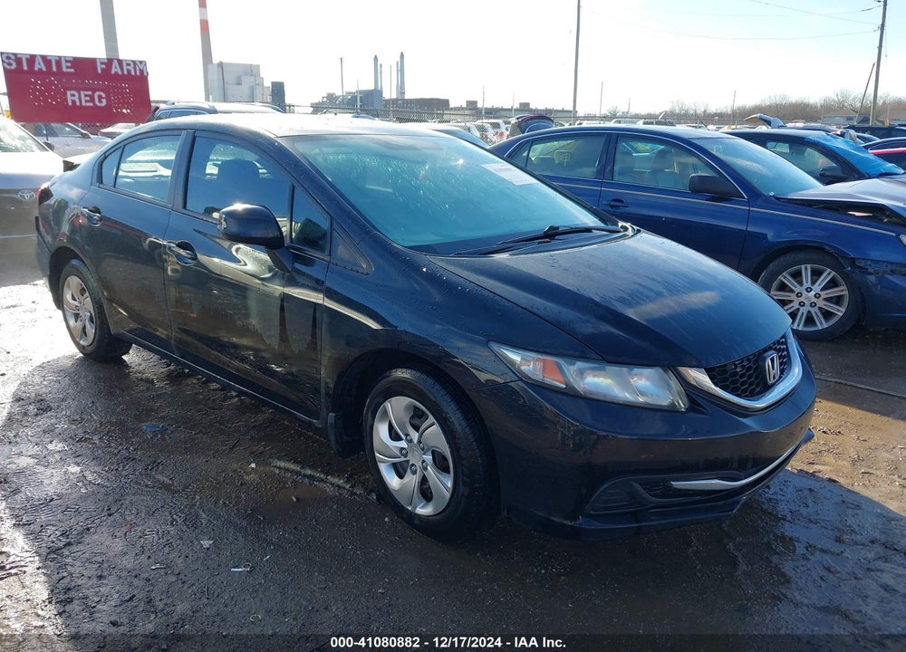 2013 HONDA CIVIC LX VIN: 19XFB2F51DE040085