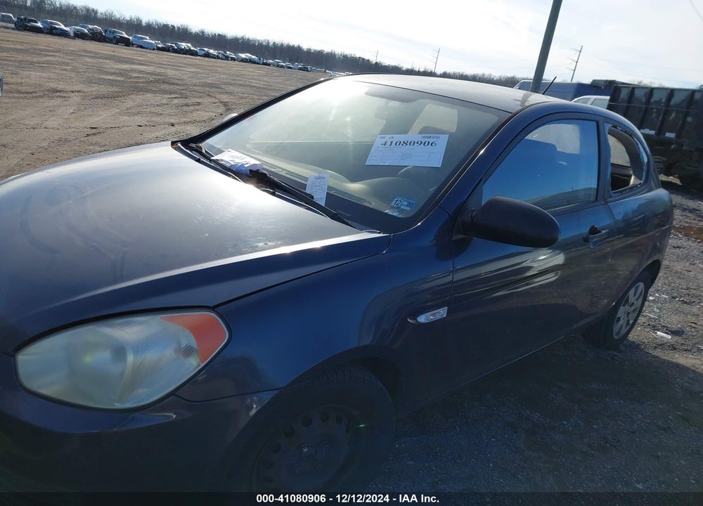 2007 HYUNDAI ACCENT GS VIN: KMHCM36C27U019328