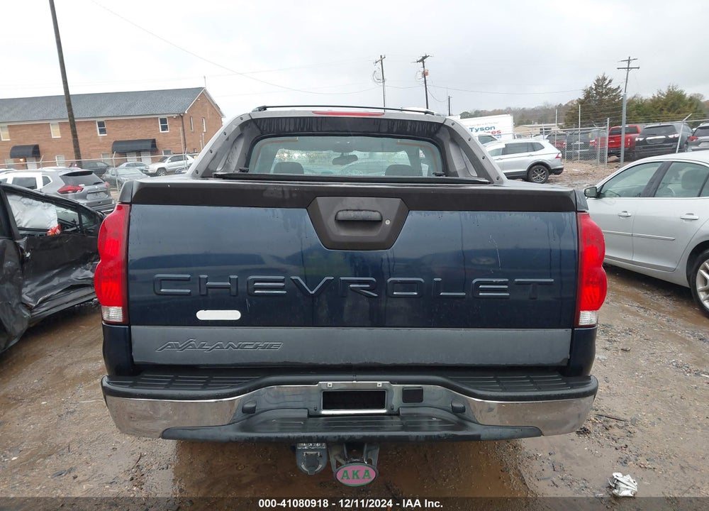 2004 CHEVROLET AVALANCHE 1500 VIN: 3GNEC12T94G182252
