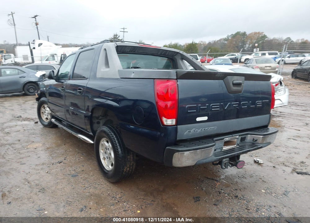 2004 CHEVROLET AVALANCHE 1500 VIN: 3GNEC12T94G182252