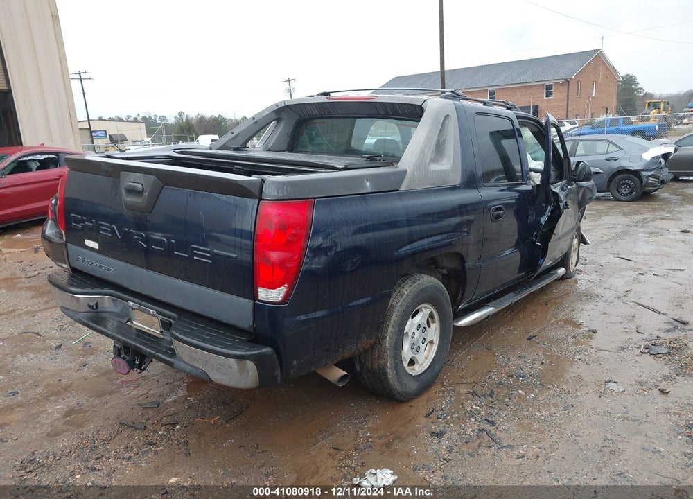 2004 CHEVROLET AVALANCHE 1500 VIN: 3GNEC12T94G182252