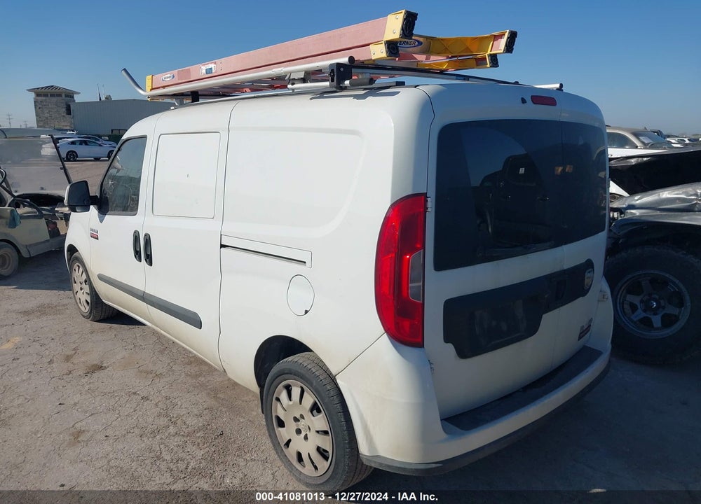 2017 RAM PROMASTER CITY TRADESMAN SLT VIN: ZFBERFBB8H6H00294