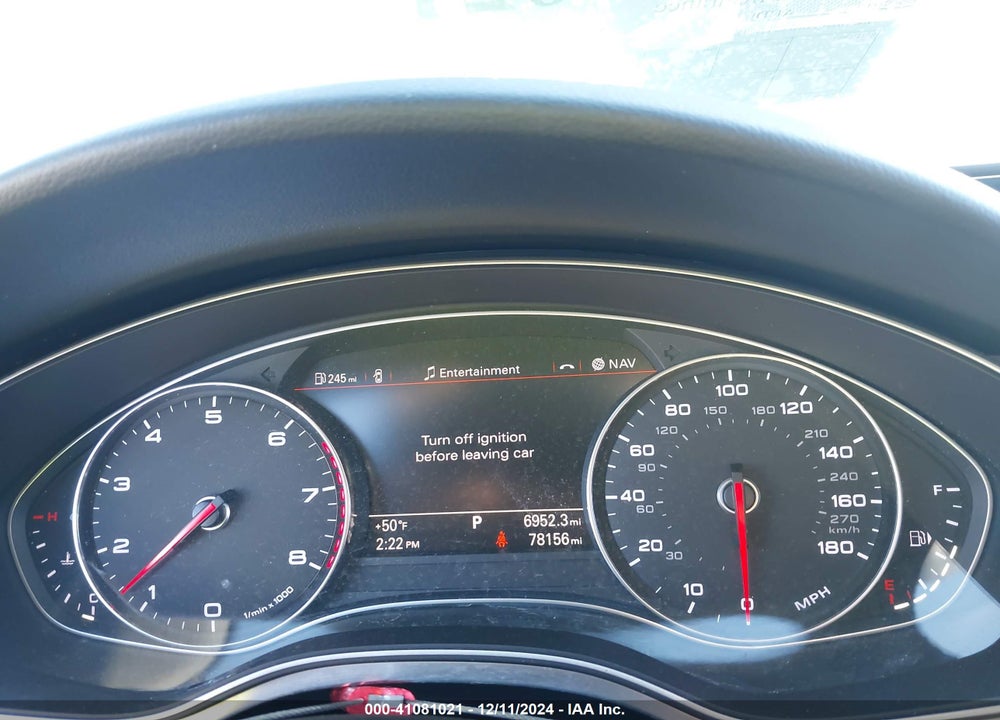 2015 AUDI A6 3.0T PREMIUM PLUS VIN: WAUFGAFC5FN004731