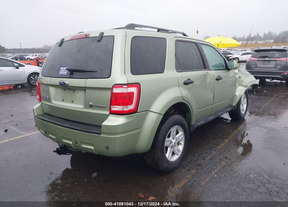 2008 FORD ESCAPE HYBRID VIN: 1FMCU59H48KD74050
