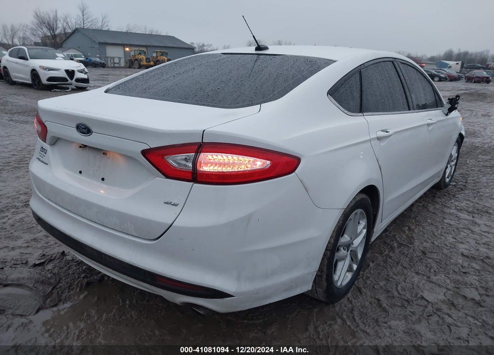 2016 FORD FUSION SE VIN: 1FA6P0H71G5132355
