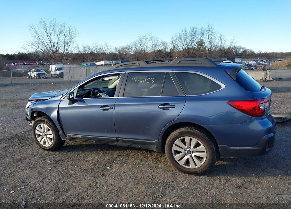 2018 SUBARU OUTBACK 2.5I PREMIUM VIN: 4S4BSAHC9J3368888