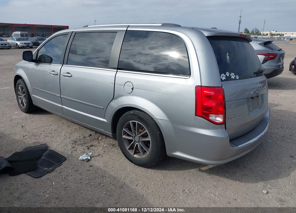 2017 DODGE GRAND CARAVAN SXT VIN: 2C4RDGCG3HR825707