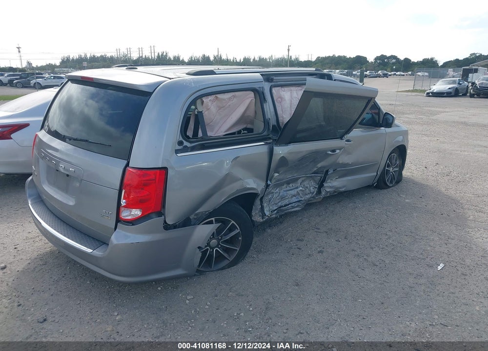 2017 DODGE GRAND CARAVAN SXT VIN: 2C4RDGCG3HR825707