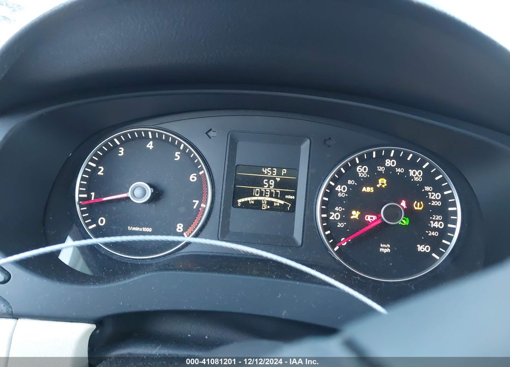 2012 VOLKSWAGEN JETTA VIN: 3VWDX7AJ4CM369620