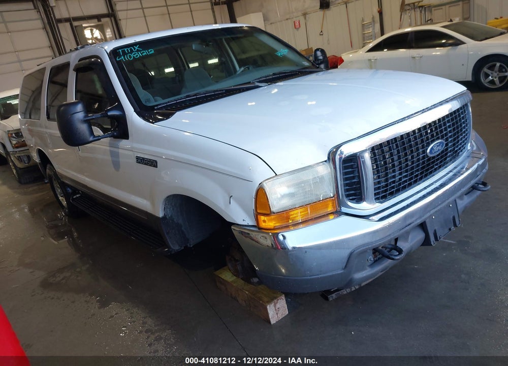 2001 FORD EXCURSION XLT VIN: 1FMNU41S91EB18761