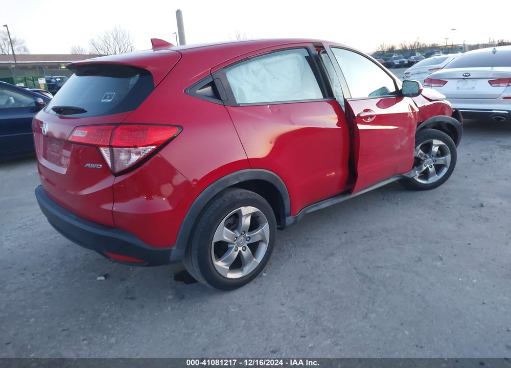 2017 HONDA HR-V LX VIN: 3CZRU6H3XHG706066