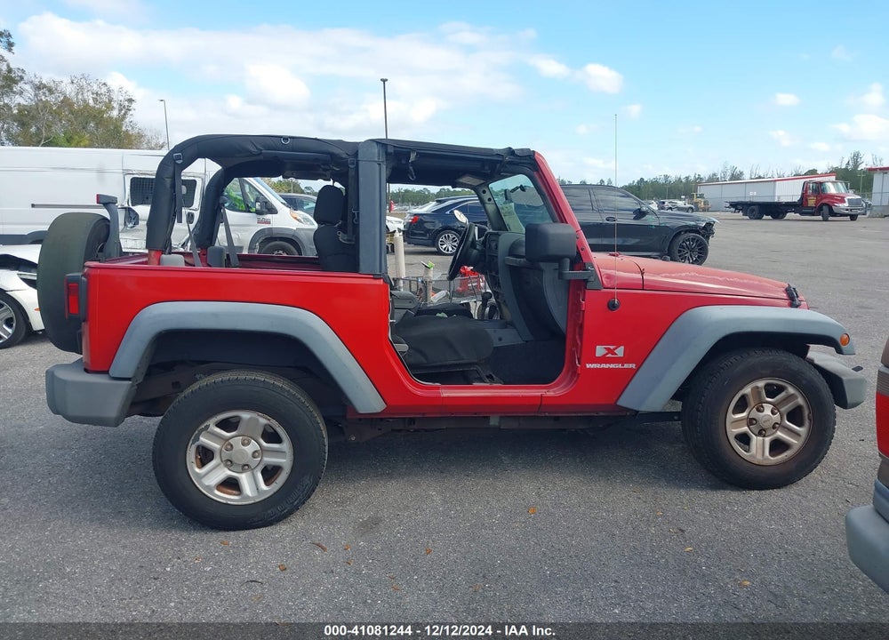 2008 JEEP WRANGLER X VIN: 1J4FA24168L632561