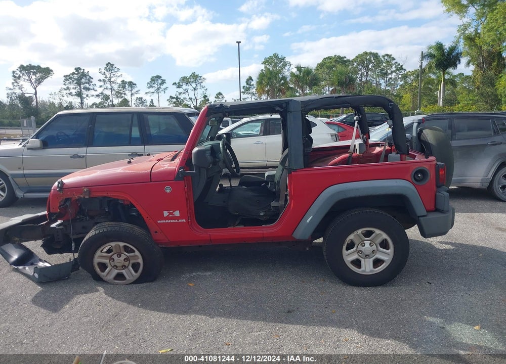 2008 JEEP WRANGLER X VIN: 1J4FA24168L632561
