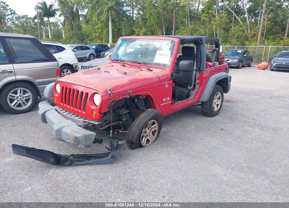 2008 JEEP WRANGLER X VIN: 1J4FA24168L632561