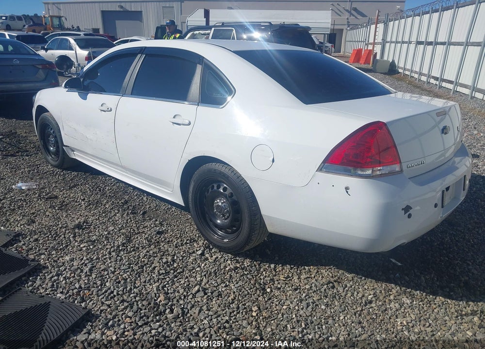 2014 CHEVROLET IMPALA LIMITED POLICE VIN: 2G1WD5E30E1176517