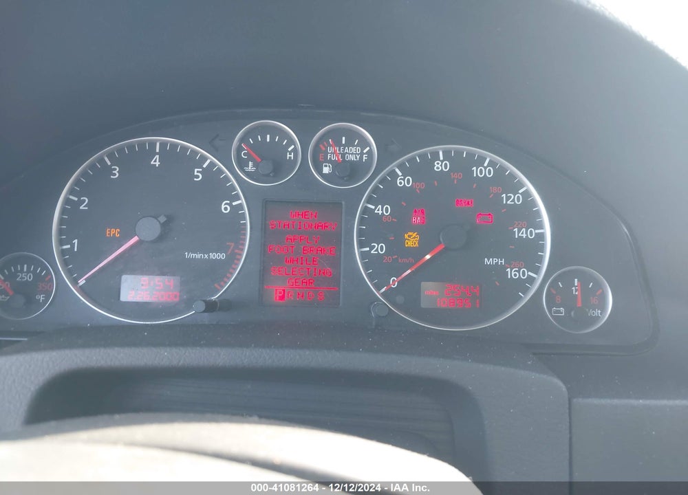 2004 AUDI A6 2.7T VIN: WAULD64B14N029819