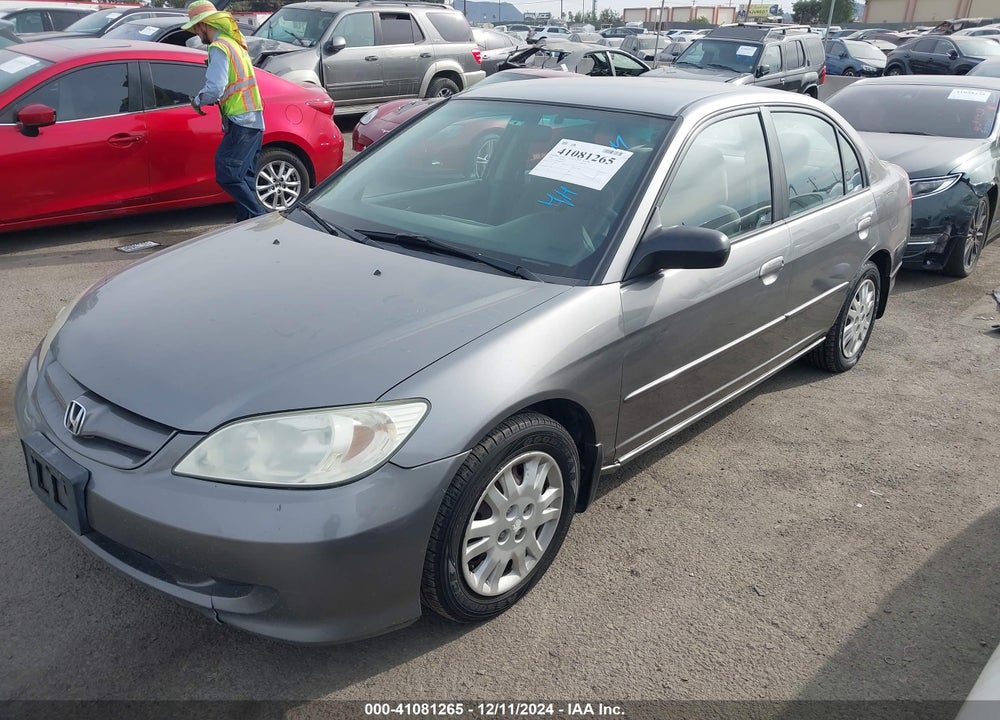 2005 HONDA CIVIC LX VIN: 2HGES16565H603175