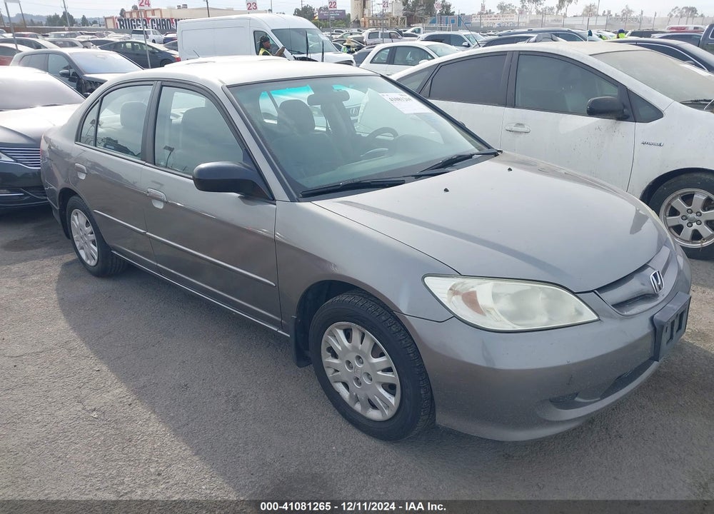 2005 HONDA CIVIC LX VIN: 2HGES16565H603175