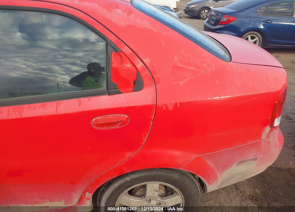 2006 CHEVROLET AVEO LS VIN: KL1TD56606B561930