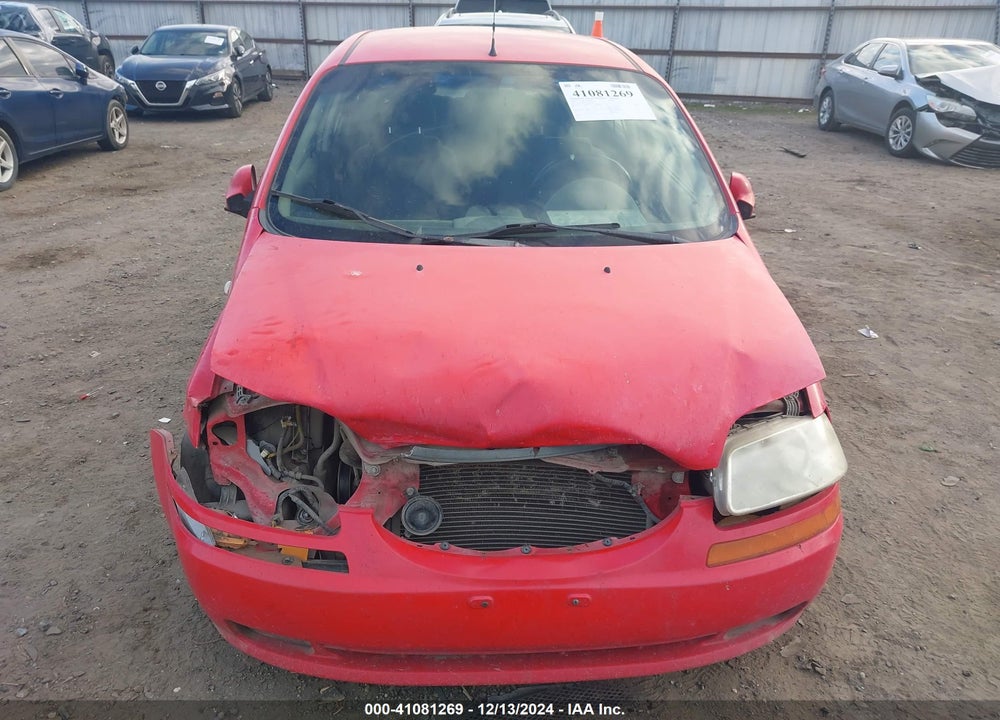 2006 CHEVROLET AVEO LS VIN: KL1TD56606B561930