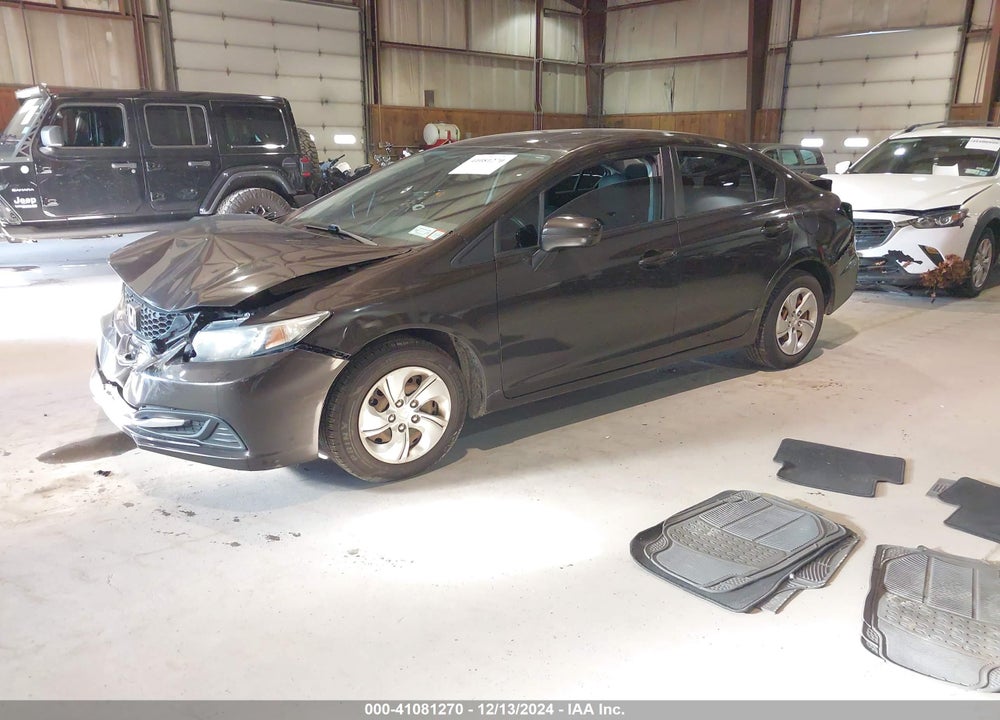 2014 HONDA CIVIC LX VIN: 2HGFB2F59EH516610