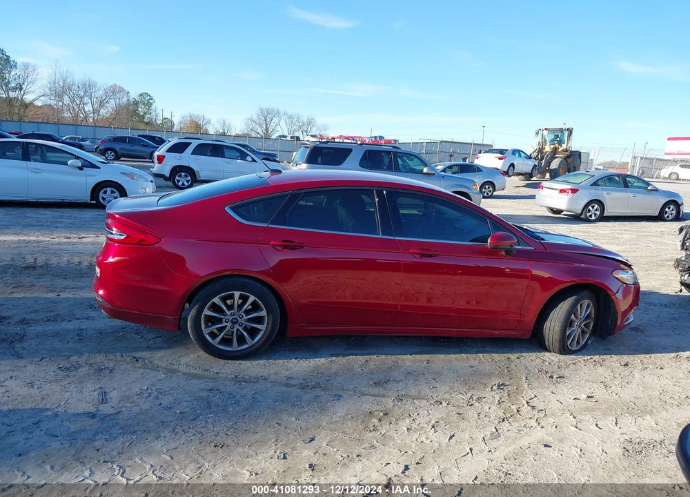 2017 FORD FUSION SE VIN: 3FA6P0H75HR339183