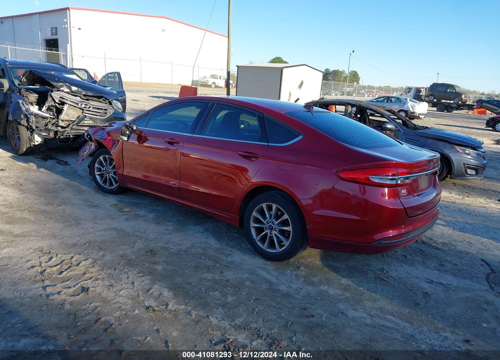 2017 FORD FUSION SE VIN: 3FA6P0H75HR339183