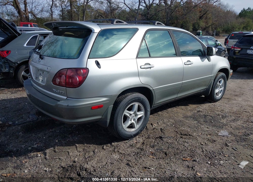 2000 LEXUS RX 300 VIN: JT6GF10U1Y0080272