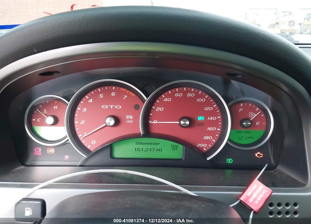 2005 PONTIAC GTO VIN: 6G2VX12UX5L406825