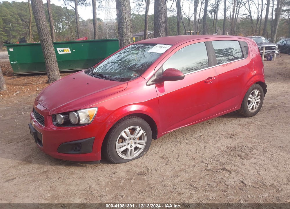 2012 CHEVROLET SONIC 2LT VIN: 1G1JC6SH6C4152713