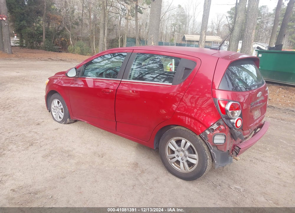 2012 CHEVROLET SONIC 2LT VIN: 1G1JC6SH6C4152713