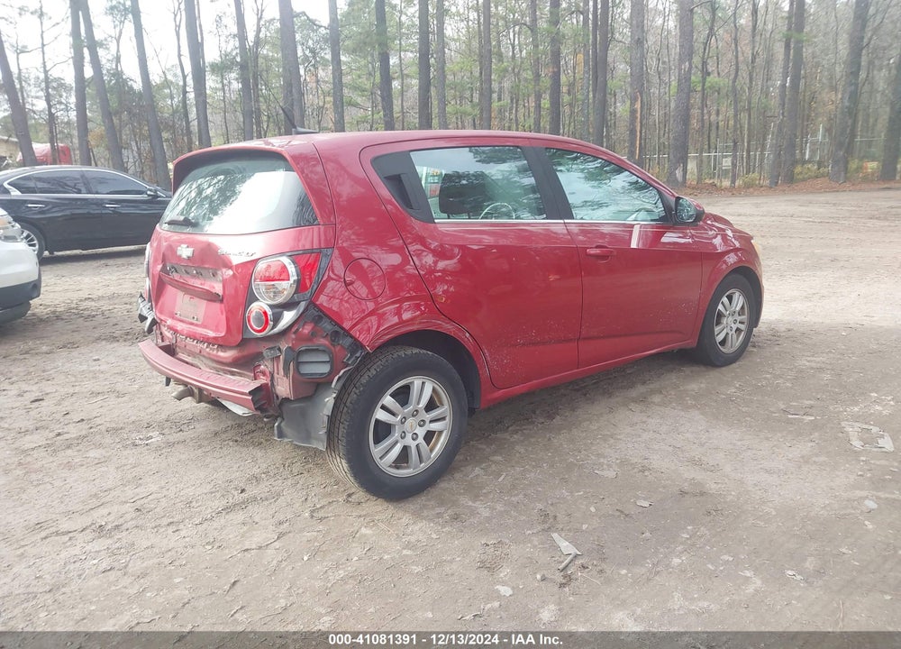 2012 CHEVROLET SONIC 2LT VIN: 1G1JC6SH6C4152713