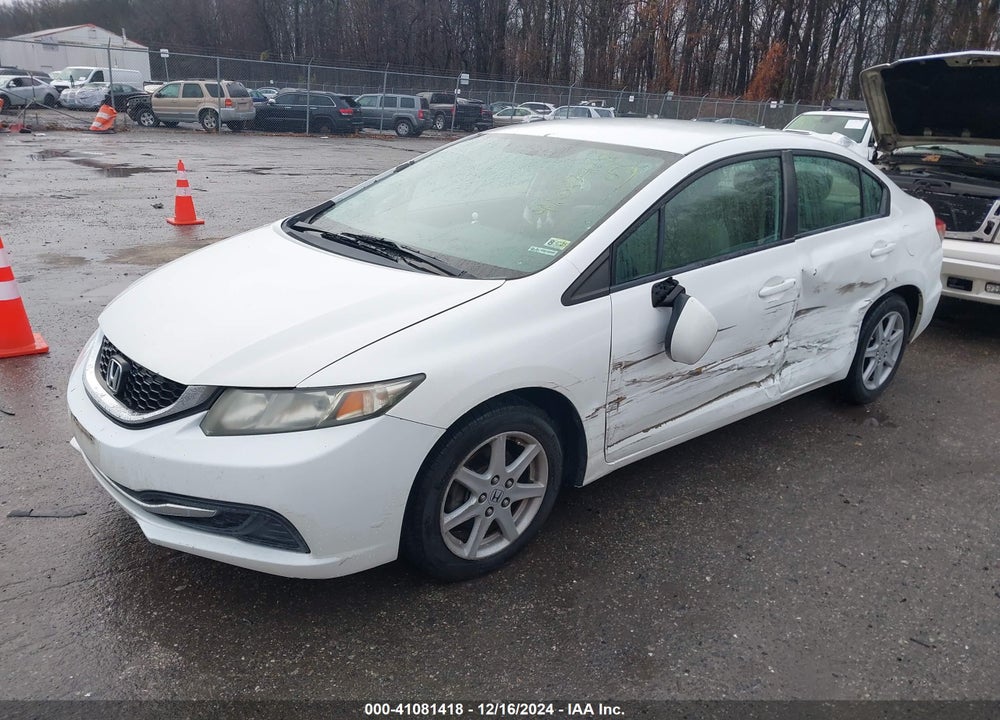 2013 HONDA CIVIC VIN: 19XFB2F50DE202188