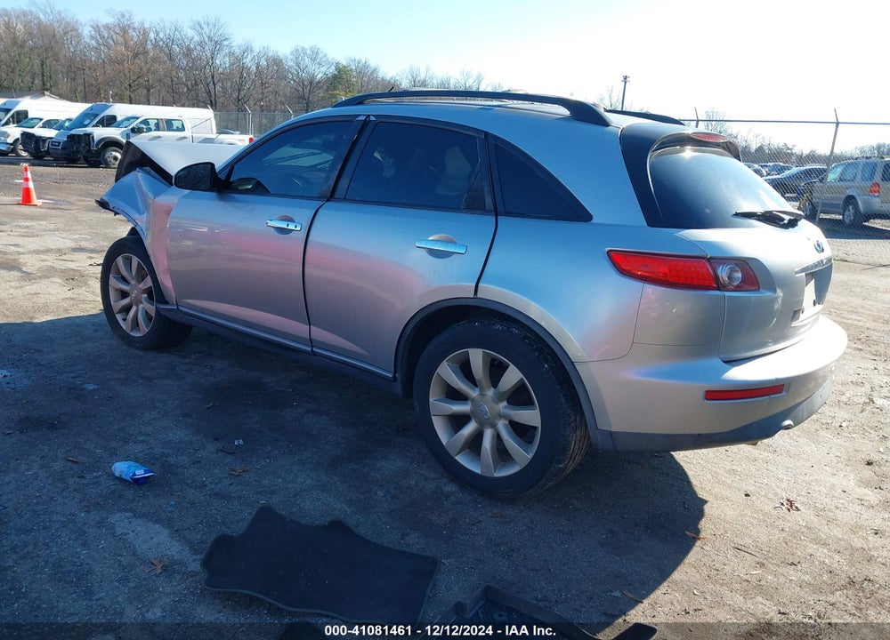 2003 INFINITI FX35 VIN: JNRAS08W33X000769