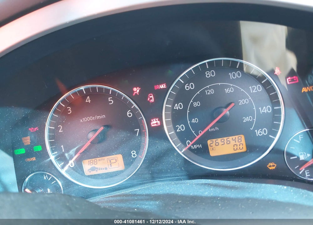 2003 INFINITI FX35 VIN: JNRAS08W33X000769