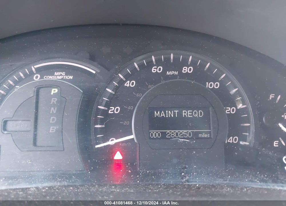 2009 TOYOTA CAMRY HYBRID VIN: 4T1BB46K49U090404