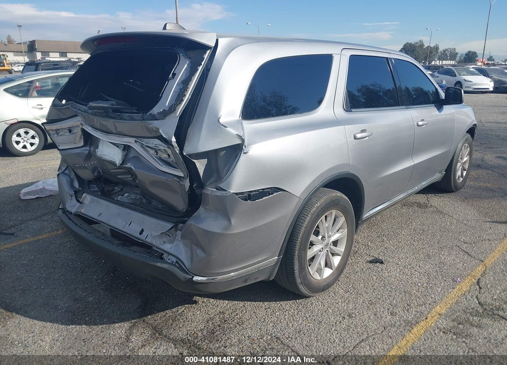 2021 DODGE DURANGO SXT RWD VIN: 1C4RDHAG2MC762076