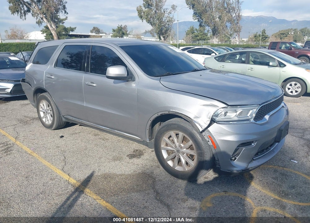2021 DODGE DURANGO SXT RWD VIN: 1C4RDHAG2MC762076