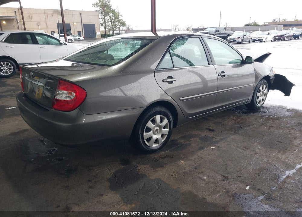 2004 TOYOTA CAMRY LE VIN: 4T1BE32K74U920146