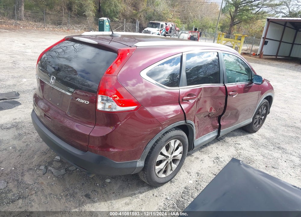 2014 HONDA CR-V EX-L VIN: 5J6RM4H75EL026923